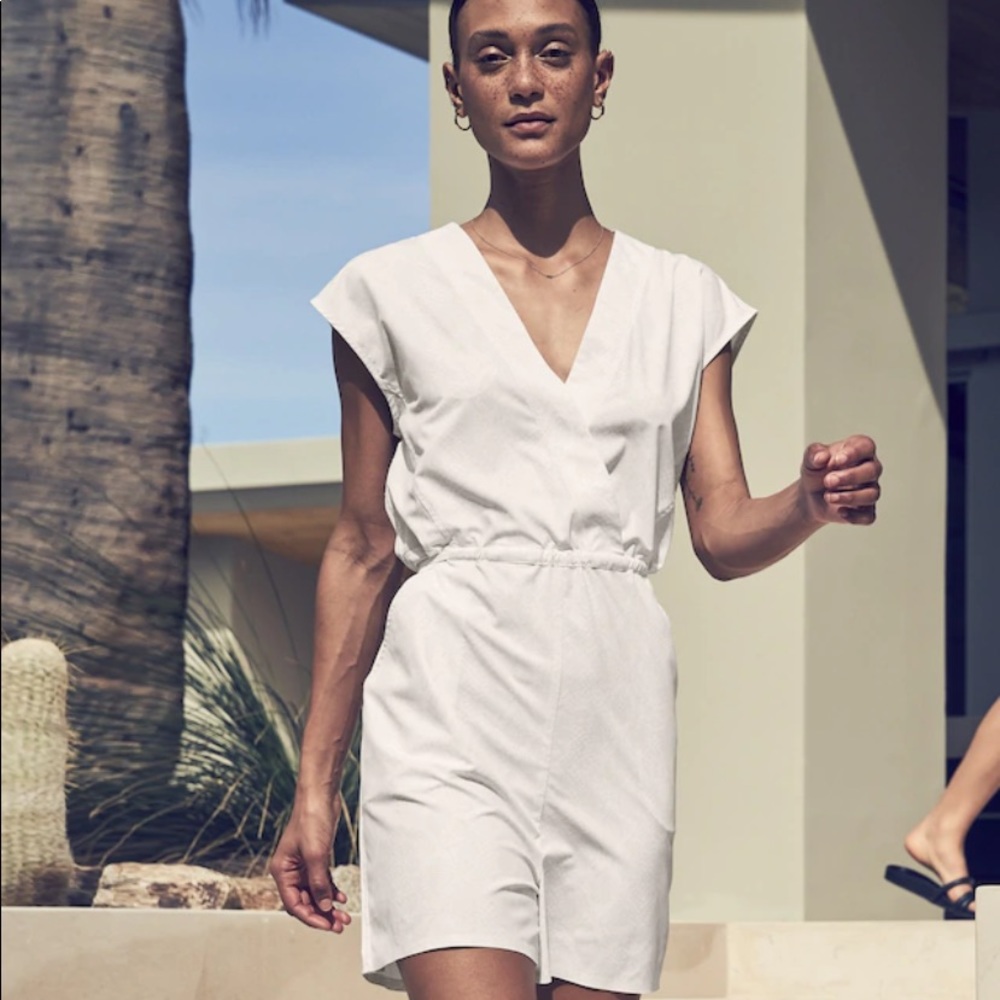 Athleta Marlow Printed Romper Large